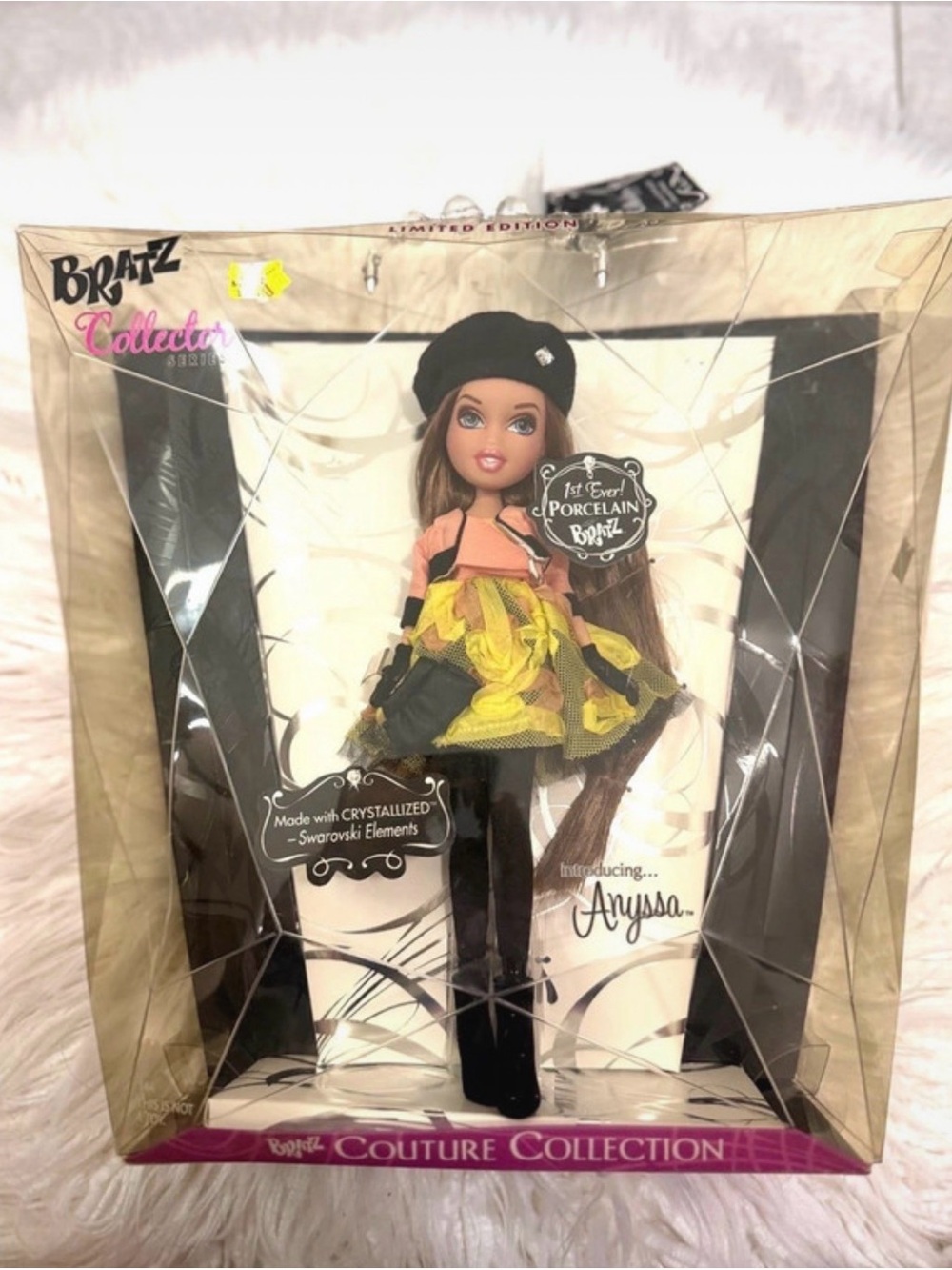 NIB Bratz Limited Edition Couture Collection Anyssa Porcelain Bratz Doll #010